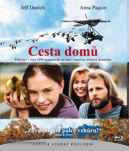 Fly Away Home - Czech Blu-Ray movie cover