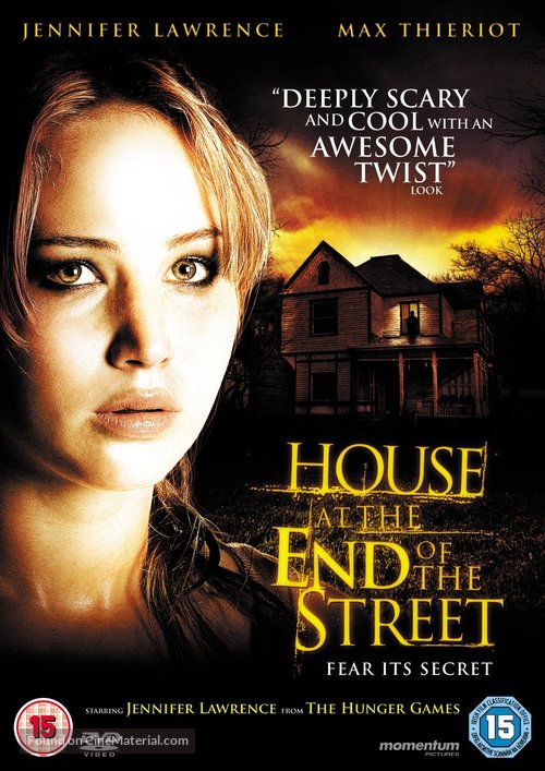 House at the End of the Street - British DVD movie cover