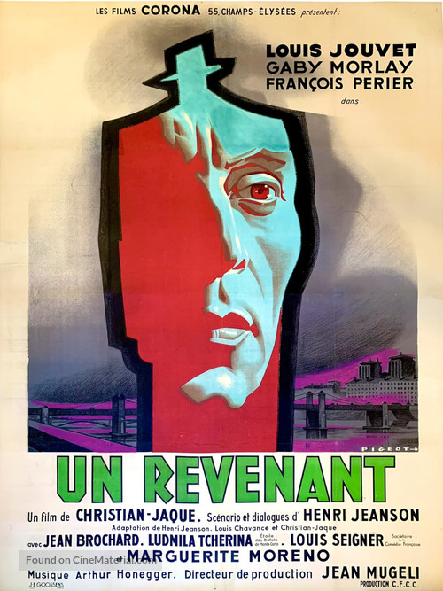 Un revenant - French Movie Poster