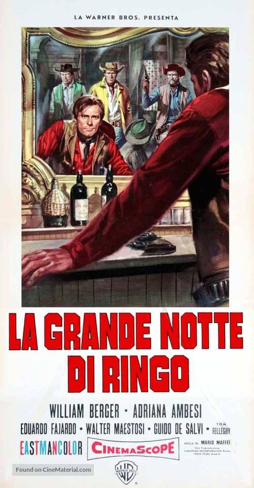 La grande notte di Ringo - Italian Movie Poster