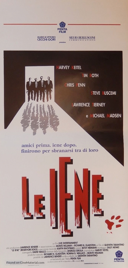 Reservoir Dogs - Italian Movie Poster