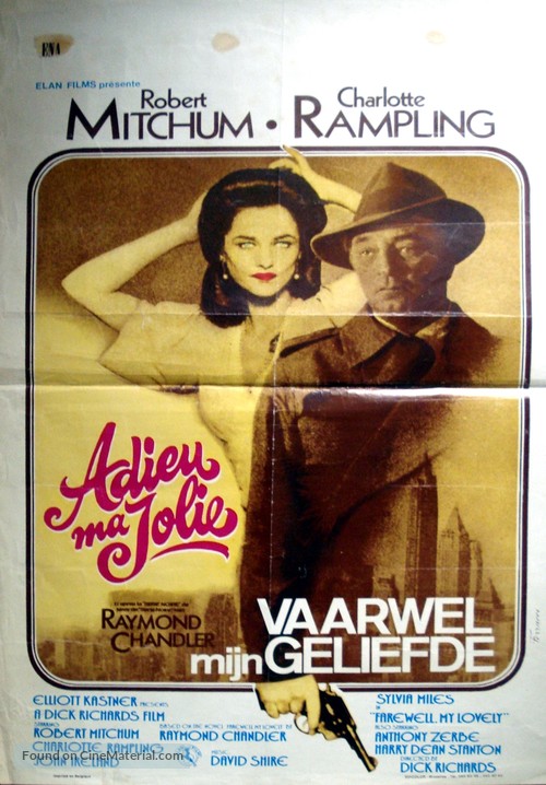 Farewell, My Lovely - Belgian Movie Poster