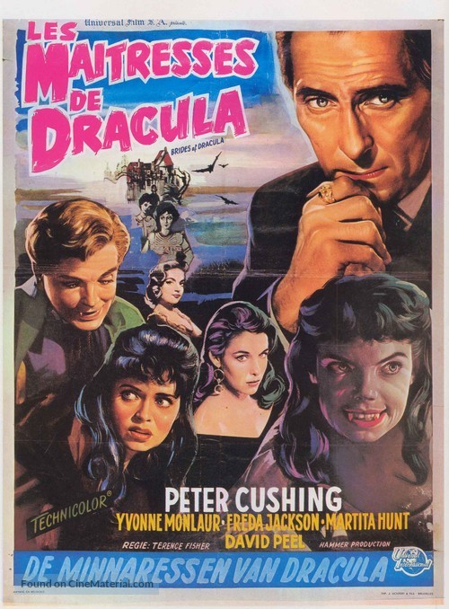 The Brides of Dracula - Belgian Movie Poster
