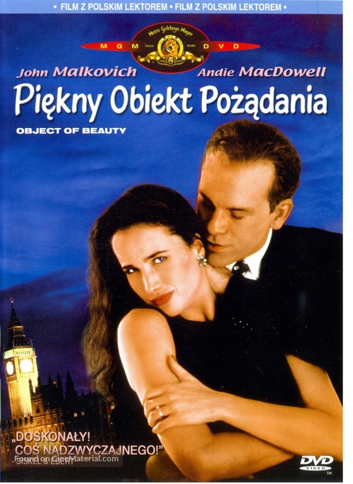 The Object of Beauty - Polish Movie Cover