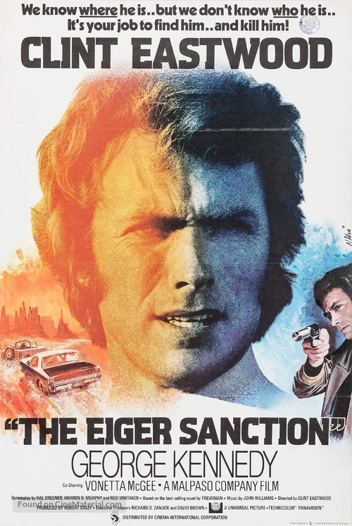 The Eiger Sanction - British Movie Poster