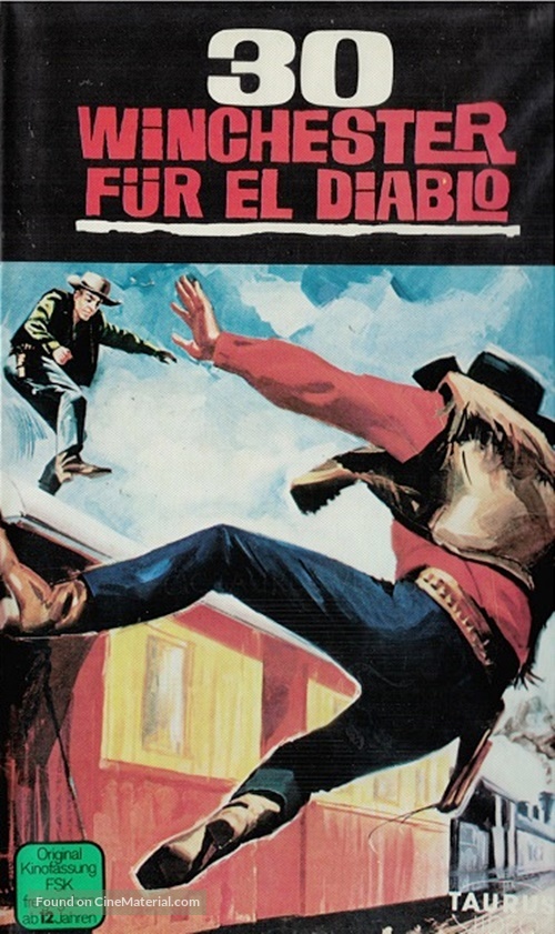 30 Winchester per El Diablo - German VHS movie cover