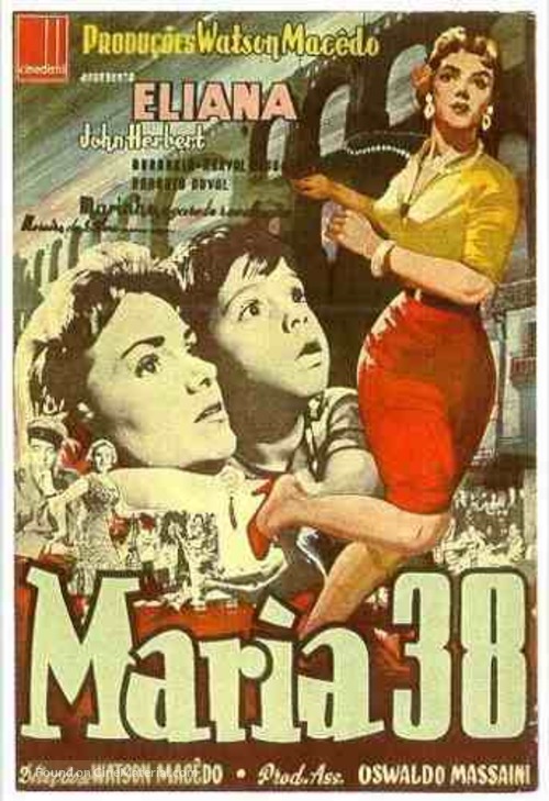 Maria 38 - Brazilian Movie Poster