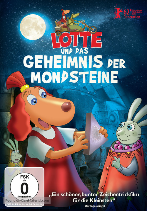 Lotte ja kuukivi saladus - German DVD movie cover