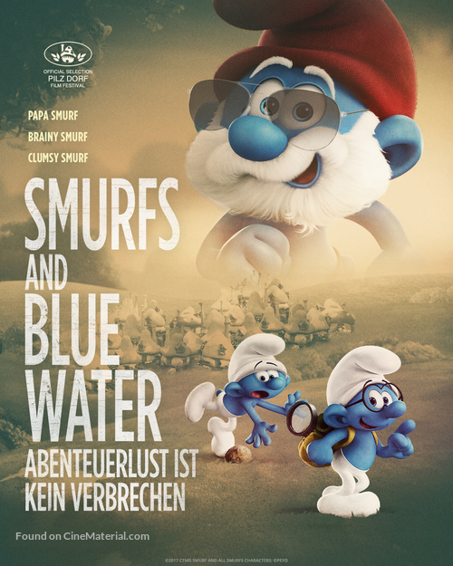 Smurfs: The Lost Village - German Movie Poster