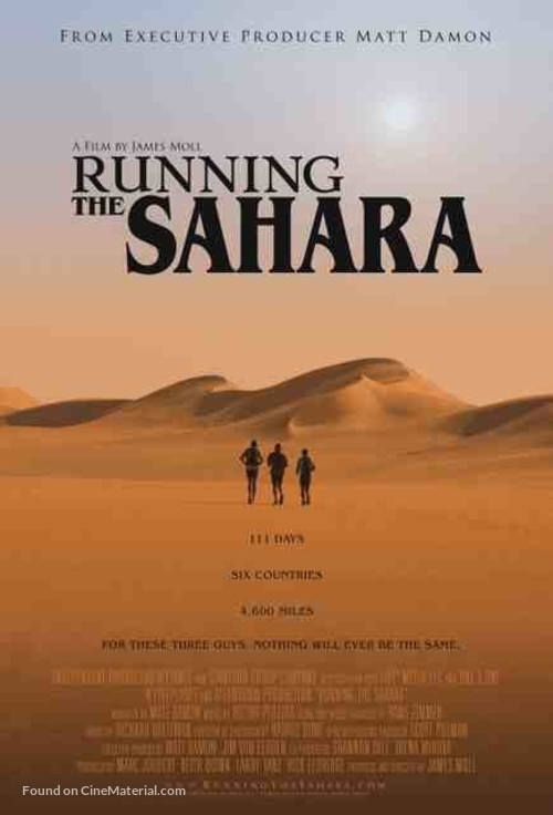 Running the Sahara - Movie Poster