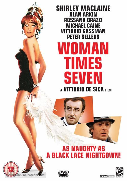 Woman Times Seven - British DVD movie cover