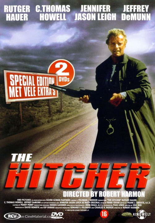The Hitcher - Dutch DVD movie cover