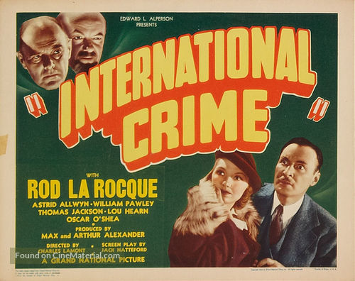 International Crime - Movie Poster