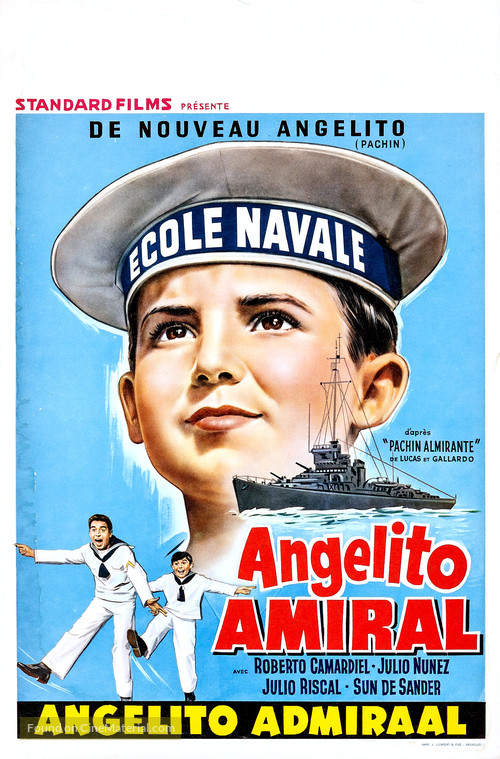 Pach&iacute;n almirante - Belgian Movie Poster