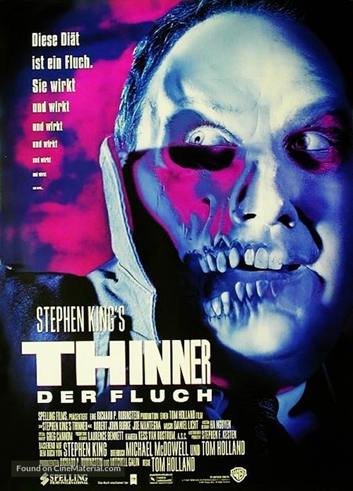 Thinner - German Movie Poster