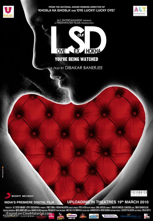 LSD: Love, Sex Aur Dhokha - Indian Movie Poster