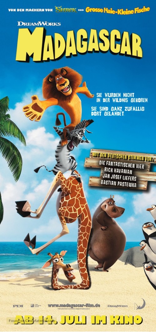 Madagascar - German Movie Poster