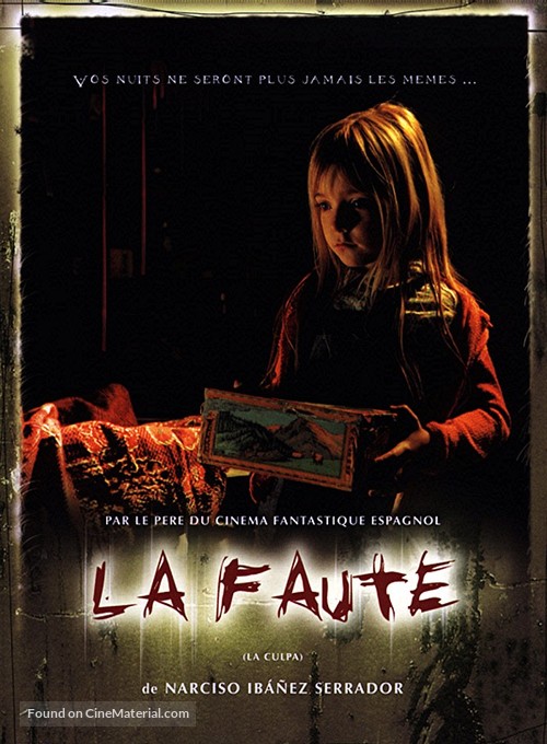 Pel&iacute;culas para no dormir: La culpa - French DVD movie cover