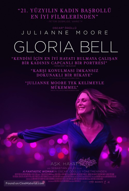 Gloria Bell - Turkish Movie Poster