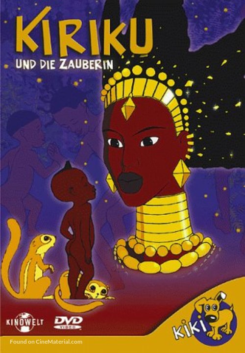Kirikou et la sorci&egrave;re - German DVD movie cover