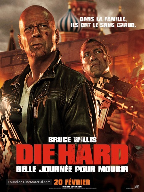 A Good Day to Die Hard - French Movie Poster