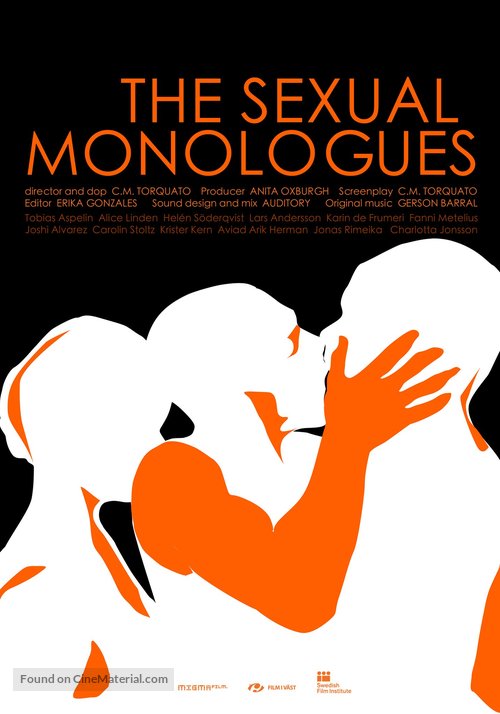 The Sexual Monologues - Swedish Movie Poster