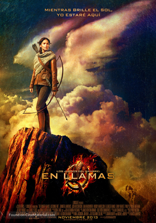 The Hunger Games: Catching Fire - Argentinian Movie Poster