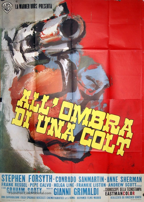 All&#039;ombra di una colt - Italian Movie Poster