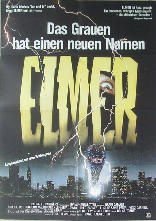 Brain Damage - German Movie Poster