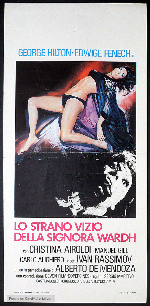 La strano vizio della Signora Wardh - Italian Movie Poster