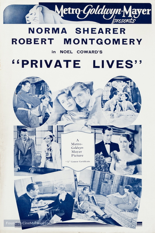 Private Lives - British poster
