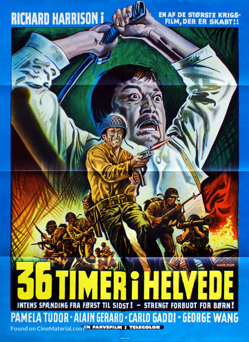 36 ore all&#039;inferno - Danish Movie Poster