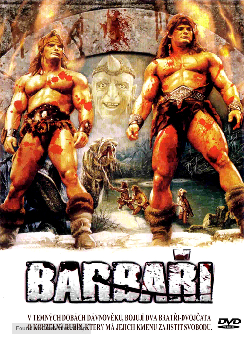 The Barbarians - Czech DVD movie cover