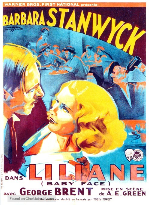 Baby Face - French Movie Poster