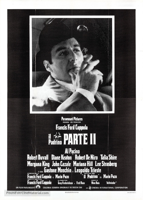 The Godfather: Part II - Italian Movie Poster