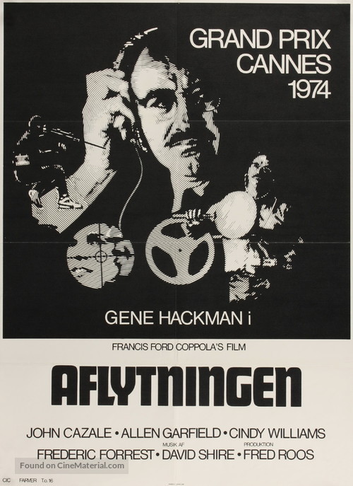 The Conversation - Danish Movie Poster