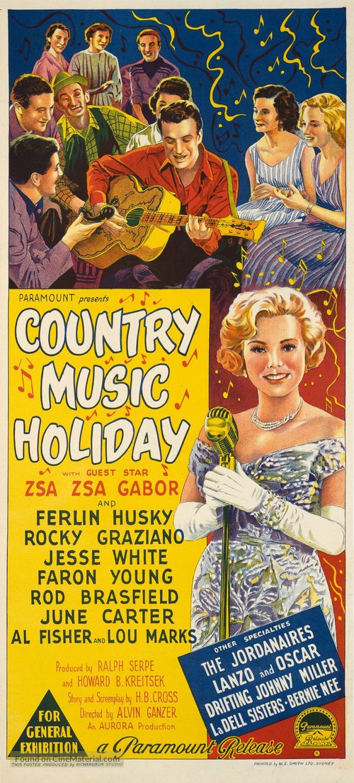 Country Music Holiday - Australian Movie Poster