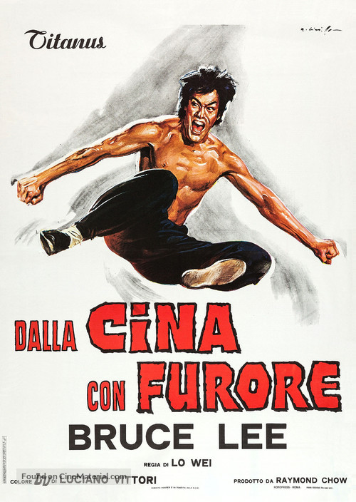 Jing wu men - Italian Theatrical movie poster