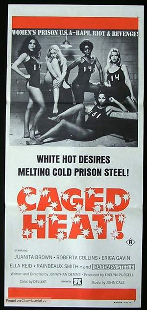 Caged Heat - Australian Movie Poster