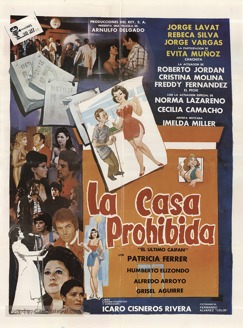 La casa prohibida - Mexican Movie Poster