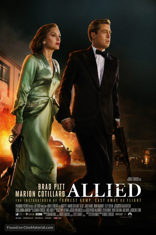 Allied - Danish Movie Poster