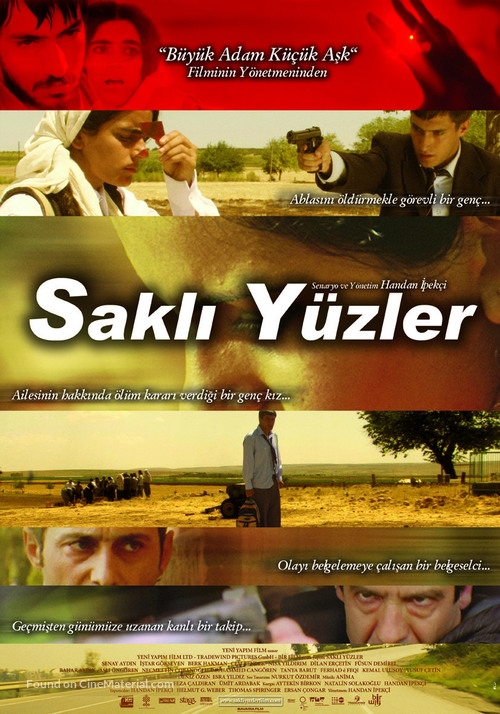 Sakli y&uuml;zler - Turkish poster