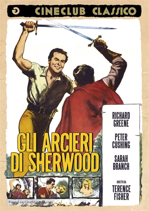 Sword of Sherwood Forest - Italian DVD movie cover