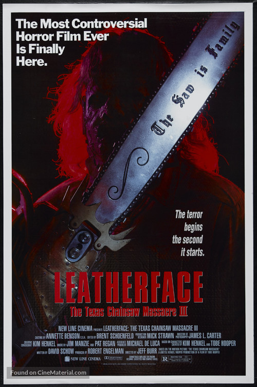 Leatherface: Texas Chainsaw Massacre III - Movie Poster