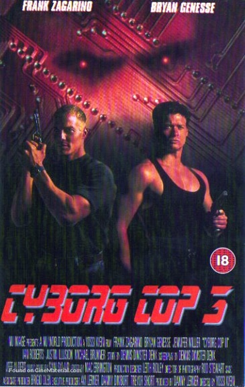 Cyborg Cop III - British VHS movie cover