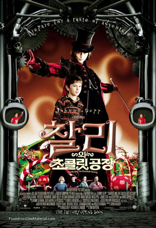 Charlie and the Chocolate Factory - South Korean Movie Poster