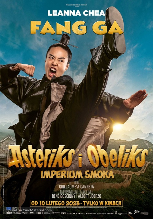 Ast&eacute;rix &amp; Ob&eacute;lix: L&#039;Empire du Milieu - Polish Movie Poster