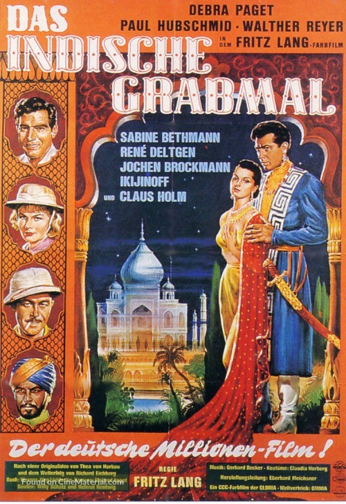 Das iIndische Grabmal - German Movie Poster