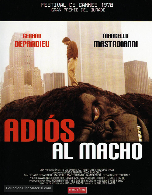 Ciao maschio - Spanish DVD movie cover