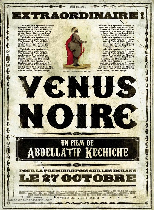 V&eacute;nus noire - French Movie Poster